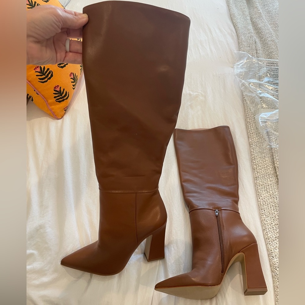 COPY - Padmy Cognac Lea boots 7.5